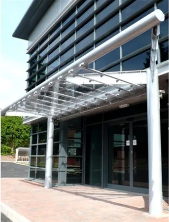 Supported Canopy for Offices