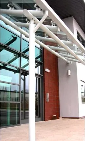 Supported Canopy for Offices