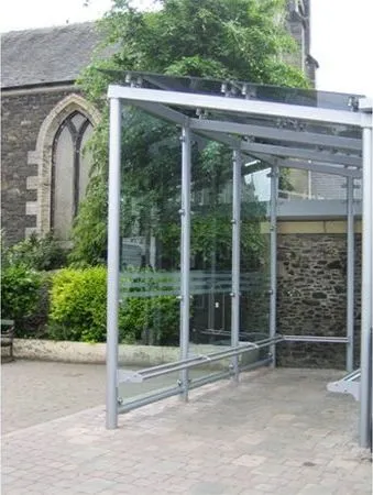 Enclosed Glass Bus Station Area Peebles